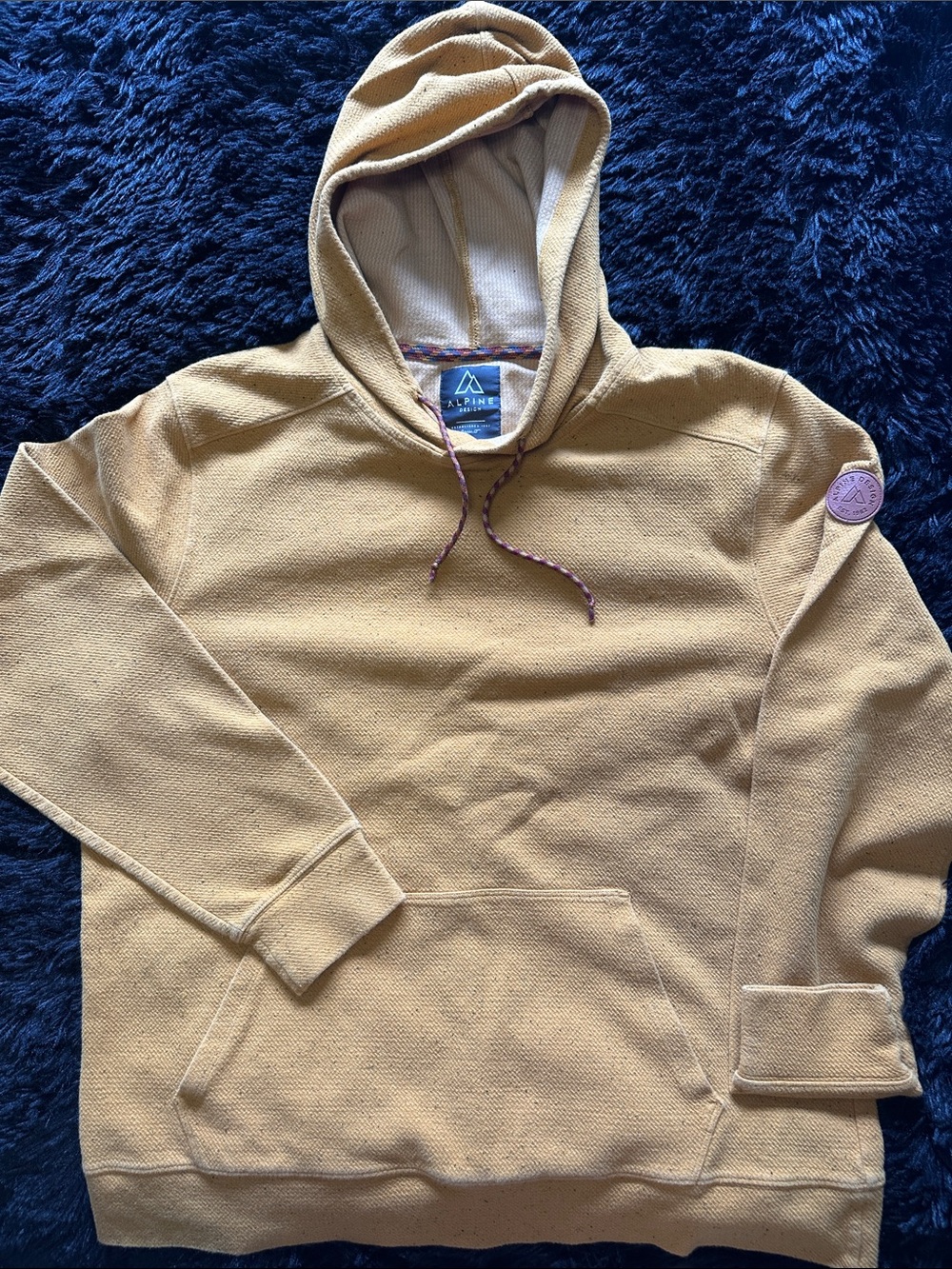 Alpine Crewneck Hooded Sweater with pockets unisex XL